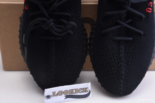 Black Adidas CP9652 Boost 350 Yeezy Red V2 0817